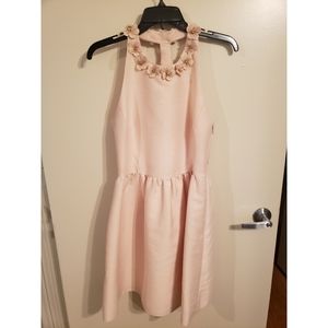 Kate Spade poppy embellished mini dress